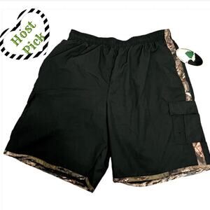 Mossy Oak Mens XL Camo Swim Trunks Board Shorts Mesh Lining Pockets Surf NEW